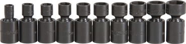 Proto® 3/8" Drive 10 Piece Metric Universal Impact Socket Set - 6 Point - All Tool & Supply