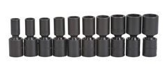 Proto® 3/8" Drive 10 Piece Deep Metric Universal Impact Socket Set - 6 Point - All Tool & Supply