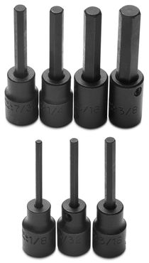 Proto® 3/8" Drive 7 Piece Hex Bit Impact Socket Set - All Tool & Supply