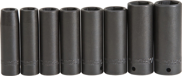 Proto® 1/2" Drive 8 Piece Deep Impact Socket Set - 6 Point - All Tool & Supply