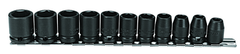 Proto® 3/8" Drive 11 Piece Metric Impact Socket Set - 6 Point - All Tool & Supply