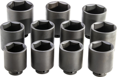 Proto® 1" Drive 11 Piece Deep Impact Socket Set - 6 Point - All Tool & Supply