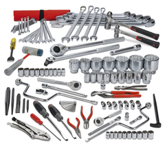 Proto® 99 Piece Metric Heavy Equipment Set With Top Chest J442715-6RD-D - All Tool & Supply