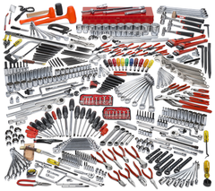 Proto® 453 Piece Intermediate Tool Set With Roller Cabinet J442742-8RD and Top Chest J442719-12RD-D - All Tool & Supply