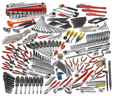 Proto® 248 Piece Metric Intermediate Set With Roller Cabinet J553441-8SG - All Tool & Supply