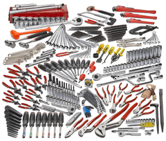 Proto® 248 Piece Metric Intermediate Set With Roller Cabinet J442742-8RD - All Tool & Supply