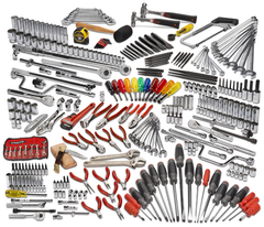 Proto® 334 Piece Master Advanced Maintenance Set With Roller Cabinet J453441-8RD - All Tool & Supply