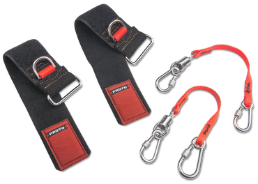 Proto® Tethering D-Ring Wrist Strap System with (2) JWS-DR and (2) JLANWR6LB - All Tool & Supply