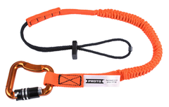 Proto® Elastic Lanyard With Triple Lock Carabiner - 15 lb. - All Tool & Supply