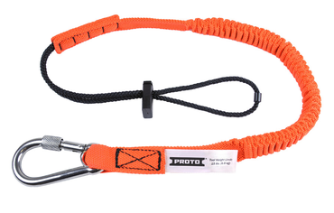 Proto® Elastic Lanyard With Screw Gate Carabiner - 15 lb. - All Tool & Supply