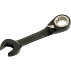 Proto® Black Chrome Combination Stubby Reversible Ratcheting Wrench 11/16" - Spline - All Tool & Supply