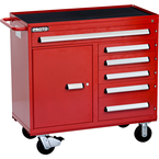 Proto® 460 Series 45" Workstation - 6 Drawer & 1 Shelf, Red - All Tool & Supply