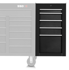 Proto® 550S Side Cabinet - 5 Drawer, Dual Black - All Tool & Supply