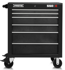 Proto® 550S 34" Roller Cabinet - 6 Drawer, Dual Black - All Tool & Supply