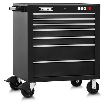 Proto® 550S 34" Roller Cabinet - 7 Drawer, Dual Black - All Tool & Supply