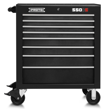 Proto® 550S 34" Roller Cabinet - 8 Drawer, Dual Black - All Tool & Supply