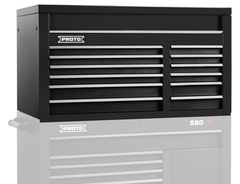 Proto® 550S 50" Top Chest - 12 Drawer, Dual Black - All Tool & Supply