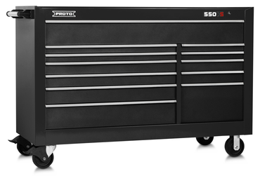 Proto® 550S 66" Workstation - 12 Drawer, Dual Black - All Tool & Supply