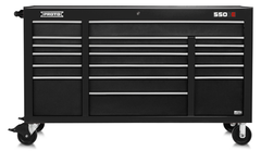 Proto® 550E 67" Power Workstation - 18 Drawer, Dual Black - All Tool & Supply