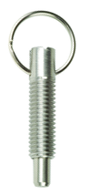 Pull Ring Retractable 1/2-13, Locking without Locking Element, Stainless Steel - All Tool & Supply