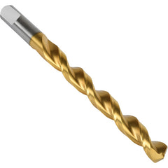 #11 Precision Twist Drill HSS TiN QC 135 Jobber Drill ANSI Series QC21G E-code # QC21GN11 - All Tool & Supply