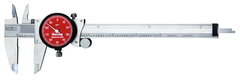 #R120A-6 - 0 - 6'' Measuring Range (.001 Grad.) - Dial Caliper with Letter of Certification - All Tool & Supply