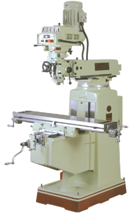 Electronic Variable Speed Vertical Mill - R-8 Spindle - 10 x 50'' Table Size - Box Way - 3HP - 3PH - 440V Motor - All Tool & Supply