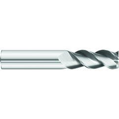 1/2 x 1/2 x 1-1/4 x 3-1/4 OAL Square 3 Flute Carbide End Mill for Aluminum - Weldon Shank- Uncoated - All Tool & Supply