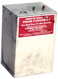 Heavy Duty Static Phase Converter - #3500; 7-1/2 to 10HP - All Tool & Supply