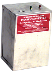 Heavy Duty Static Phase Converter - #3100; 1/4 to 1/2HP - All Tool & Supply