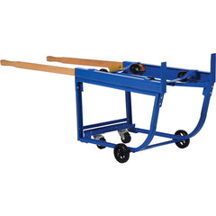 Rotating Drum Cart Poly-On-Steel 1K - Exact Industrial Supply