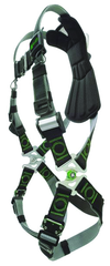 Miller Revolution Harness w/Dualtech Webbing; Quick Connect Chest & Leg Straps; Cam Buckles;ErgoArmor Back Shield & Stand Up Back D-Ring - All Tool & Supply