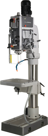 Geared Head Floor Model Drill Press With Mechanical Clutch & Reversing System - Model Number AX40RS - 27'' Swing; 3HP Motor - All Tool & Supply