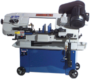 Horizontal/Vertical Bandsaw - #UC180AJ; 7 x 12'' Capacity; 1HP, 1PH, 110/220V Motor - All Tool & Supply