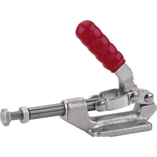 600 lbs 5/16-18 Base Mount 45 Deg. Handle Straight Line Clamp Internal Thread - All Tool & Supply