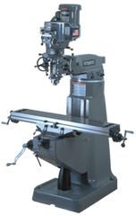 Vertical Mill - R-8 Spindle - 9 x 49'' Table Size - 3HP - 30 min. 2Hp Continuous Run, 3PH, 230V Motor - All Tool & Supply