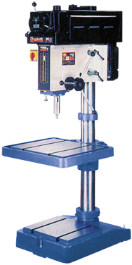 RF400V Variable Speed Floor Model Drill Press - 20'' Swing; 2HP, 3PH, 220V Motor - All Tool & Supply