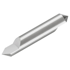 ‎RNC-125-2 1/8 Dia. 2 OAL 90x 3/8 Split Length Split End Engraving Tool - Uncoated - All Tool & Supply