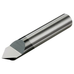 ‎RSC-125-1X 1/8 Dia. × 1-1/2 OAL 60x 3/8 Split Length Split End Engraving Tool - AlTiN - All Tool & Supply