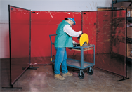 6' x 6' - Protect-O-Screen Welding Screen-Duck - All Tool & Supply