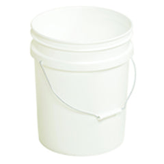 Plastic Pail - Model PAIL54PWS - White - Can be used with liquids up to 190°F - All Tool & Supply