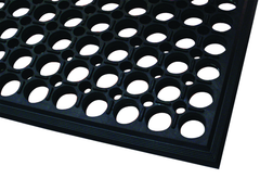 3' x 10' x 1/2" Thick Drainage MatÂ - Black - All Tool & Supply