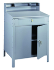 34-1/2" W x 29" D x 53" H - Foreman's Desk - Closed Type - w/Lockable Cabinet (w/Shelf) & Drawer - All Tool & Supply