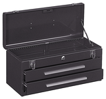 2-Drawer Portable Tool Chest - Model No.220B Brown 9.75H x 8.63D x 20.13''W - All Tool & Supply