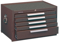 5-Drawer Mechanic's Chest w/ball bearing drawer slides - Model No.2805XB Brown 16.63H x 20D x 29''W - All Tool & Supply