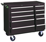 310X 10-Drawer Maintenance Cart - 35'' x 18'' x 39.38'' Brown - All Tool & Supply