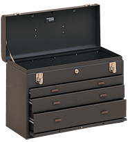 3-Drawer Apprentice Machinists' Chest - Model No.620 Brown 13.63H x 8.5D x 20.13''W - All Tool & Supply