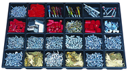 One-Piece ABS Drawer Divider Insert - 24 Compartments - For Use With Any 27" Roller Cabinet w/2" Drawers - All Tool & Supply