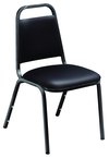 Standard Stack Chair -- 3/4" Square 19-Gauge Steel Tubing/Non-marring Plastic Glides - All Tool & Supply