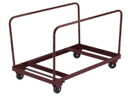 Folding Table Dolly - Vertical Holds 8 tables-1/8" Channel Steel Construction - All Tool & Supply